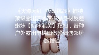 《火爆网红✿极限挑战》推特顶级露出艺术家极品身材反差嫩妹【奶味泡芙】私拍，各种户外露出电梯口做爱偶遇邻居一脸懵逼